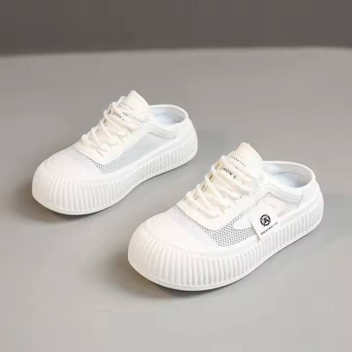 Zapatillas de Malla Transpirables de Verano 2025 Zapatos de Plataforma de Altura Aumentada para Ocio - 1