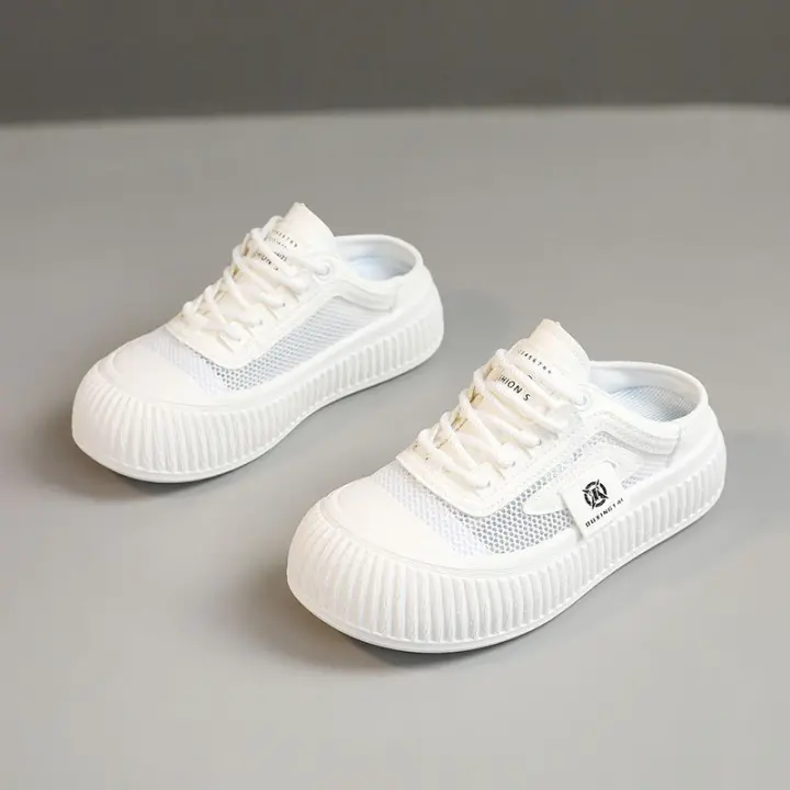 Zapatillas de Malla Transpirables de Verano 2025 Zapatos de Plataforma de Altura Aumentada para Ocio - 1