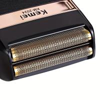 Afeitadora Eléctrica de Doble Cuchilla Carga USB Rasura sin Cable Recortador de Barbero para Hombres - details 2