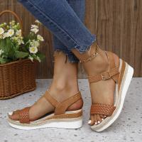 Sandalias de cuña de verano para mujer - details 1