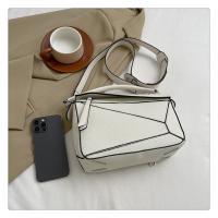 Bolso de mano con patrón de lichi, bandolera de hombro, gran capacidad, geométrico, rompecabezas francés, nuevo - details 12