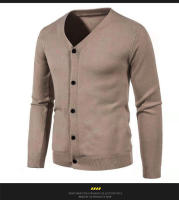 Cardigan de Moda para Hombres Abrigo de Punto de Manga Larga con Botones - details 16