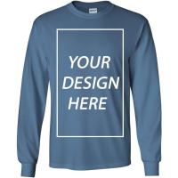 Camiseta de manga larga para adulto Añade tu propio diseño de texto Personalizado - details 12