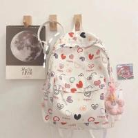 Mochila de hombro grande y ligera, resistente al desgaste, bolso escolar impreso rtoon de moda - details 6