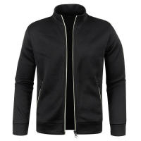 715 Suéter de punto con cremallera larga para hombre, mangas de terciopelo fino, top moderno, chaqueta grande, otoño e invierno - details 4