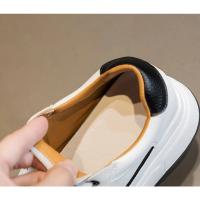 Zapatos de cuero genuino de vaca de 9cm Plataforma de zapatillas para mujer, tacones altos, estables para correr - details 29