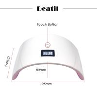 NAILCO-Lámpara de uñas LED/UV de 36W, secador de esmalte de Gel con sensor infrarrojo, enchufe europeo, herramientas de manicura, barniz de manicura, 30s, 60s - details 0