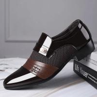 Zapatos sin cordones para hombre, zapatos Oxford de vestir a la moda para negocios, zapatos para hombre 2020, nuevos trajes clásicos de cuero para hombre, zapatos para hombre 2023 - details 5