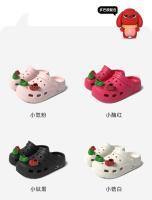 Lindo agujero zapatos de las mujeres de verano suelas gruesas aumentar la altura y antideslizante desgaste exterior sandalias de playa bolsa cabeza dos zapatillas de desgaste - details 11