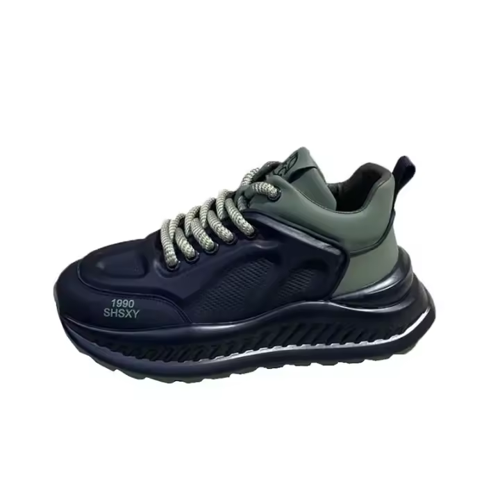 Nuevos Zapatos De Suela Gruesa Para Aumentar, Versátiles Zapatos Deportivos Y De Ocio Transpirables De Suela Blanda - 1