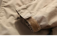 Chaifenko Men's Lightweight Jacket Impermeable con Capucha Parador de Viento Cierre de Cremallera - details 9