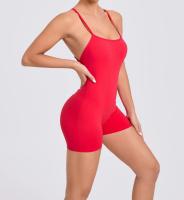 Traje deportivo de secado rápido de color sólido, cómodo para correr, pedalar, mango sin mangas de yoga - details 11