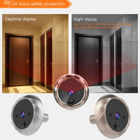 Mirilla electrónica puerta Visión nocturna seguro monitor Timbre inteligente - details 3