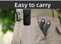Cuchillo Plegable Portátil de Acero Inoxidable Multiherramienta de 15 Herramientas para Supervivencia al Aire Libre Corta Cables, Alicates, Sierra de Plegado - details 6