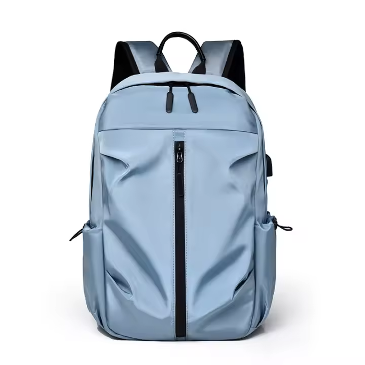 Mochila de dos hombros para hombre, mochila escolar para estudiantes universitarios, mochila informal para ordenador portátil de negocios, mochilas de viaje impermeables de gran capacidad - 1