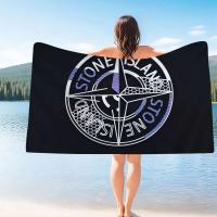 S-stone-island Toalla de natación de playa de Anime, paño suave y absorbente, regalos para niños, viajes, Camping, gimnasio - details 11