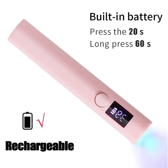 LULAA-Mini linterna Led Uv portátil profesional, herramientas de arte de uñas, Gel para lámpara de secado de uñas - 1