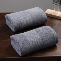 Toalla de microfibra para baño, 100% de algodón Toalla de baño, color rosa, gris, caqui y morado, regalo suave, superabsorbente, 35x75cm - details 5