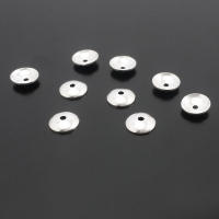 20 piezas 3MM 4MM 6MM 8MM 10MM 12MM 18K Color oro latón cuentas brillantes tapas suministros de joyería de alta calidad accesorios - details 3
