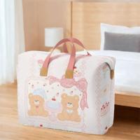 Bolsa de almacenamiento de edredón de tela no tejida, bolsa de almacenamiento de equipaje de gran capacidad con dibujos animados, ahorro de espacio, a prueba de humedad - details 8