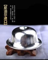 Xizang magic ware S999 plata pura suave siete cuencos Buda ocho taza de agua bendita - details 6