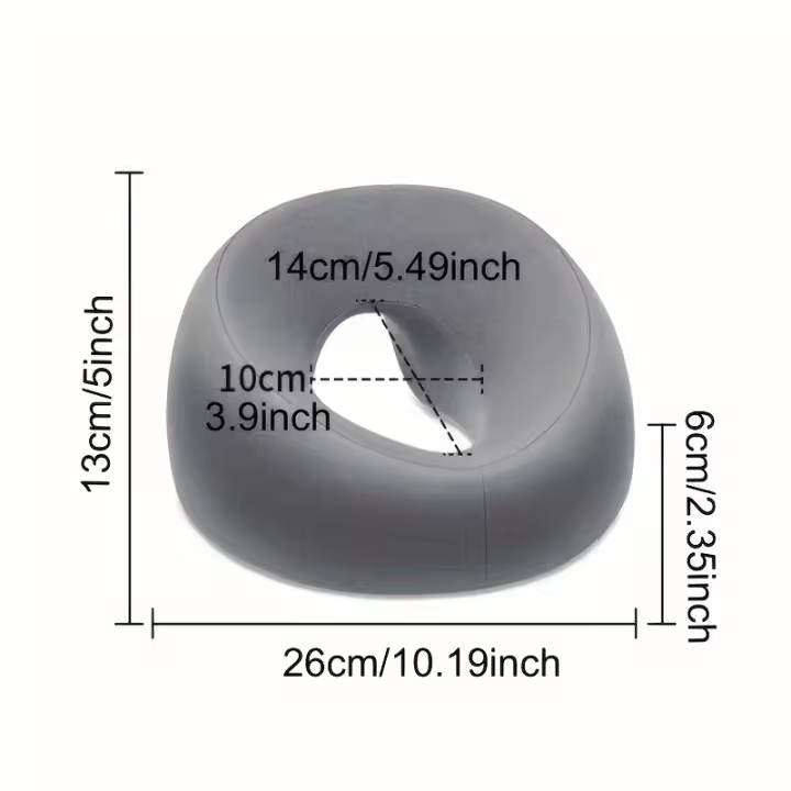 Almohada contemporánea en forma de O/U, relleno 100% poliuretano, funda suave y lavable con cierre de cremallera, comodidad para todas las estaciones, multiusos para salones de belleza y spas, regalo ideal para adultos - 1