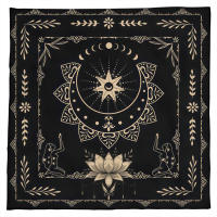 Mantel Misterioso de Altar Paño de Mesa de Tarot de Luna Boho Decoración de Brujería Divinación Astrología Juego de Mesa - details 3