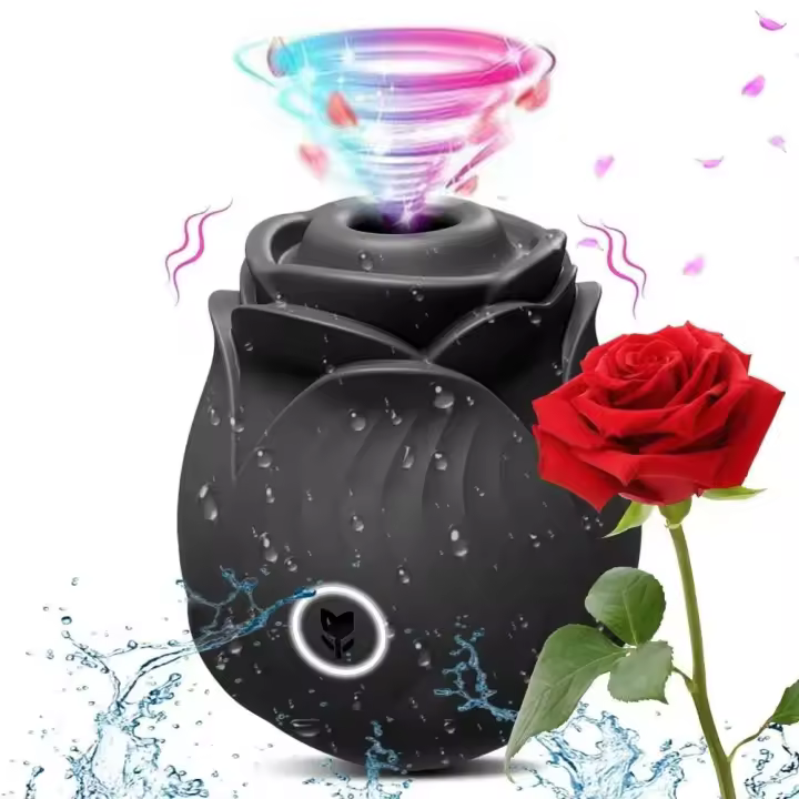 Lamiendo Rose-vibrador estimulador del clítoris Oral NippleThrusting consolador 2 en 1 juguete para mujeres productos sexuales para adultos - 1