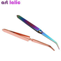 Pinzas holográficas de oro rosa para uñas, pinzas moldeadoras de acero inoxidable, extensión de Gel UV para arte de uñas - details 1