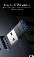 Baseus-Adaptador USB con Bluetooth 5,3, Dongle para PC, portátil, receptor inalámbrico de Audio - details 8