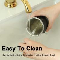 Juego de tazas de té de acero inoxidable Mate tradicional, incluye tapa de Taza, 2 Bombillas y cepillo de limpieza, 8 onzas - details 3