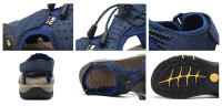 Zapatos de cuero de alta calidad para hombre, sandalias de talla grande, a la moda, novedad de verano, 40-48 - details 3