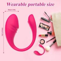 Embalaje privado Sexy APP Control Jumping Egg Dildo Vibrador, Estimulador de punto G de vagina realista femenina con 9 vibraciones, Juguetes sexuales para adultos - details 5