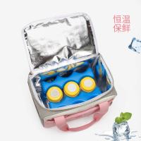 Fiambrera portátil de gran capacidad para mujer, bolsa térmica con múltiples bolsillos, con aislamiento, para guardar alimentos, 427 - details 2