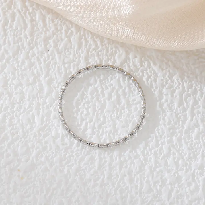Anillo de gypsophila anillo de cola anillo de oro anillo - 1