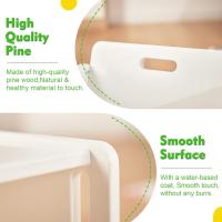 Set de Mesa y Silla Montessori Ajustable para Bebés de 1-3 Años Ideal para Leer/Comer/Jugar - details 8