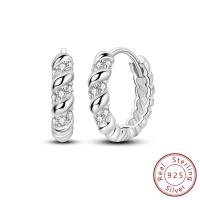 Pendiente de aro de plata de ley 925 para mujer, corazón, estrella, trébol, joyería de compromiso, regalo de boda - details 26