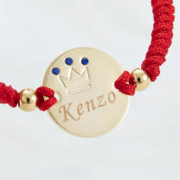 MIYOCAR-pulsera con nombre para bebé, brazalete con nombre personalizado, chapado en oro y plata de 14 quilates, 14k - details 7