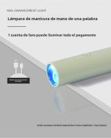 Manicura Portátil Mini Lámpara de Terapia de Luz UV para Secado Rápido de Uñas - details 1