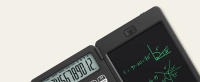 NEWYES Calculadora Básica Portátil con Bloc de Notas, Tableta de Escritura, Pantalla de 2 Líneas, Pantalla Grande de 12 Dígitos, Energía Solar Recargable para Estudiantes de Primaria y Secundaria, Oficina - details 9
