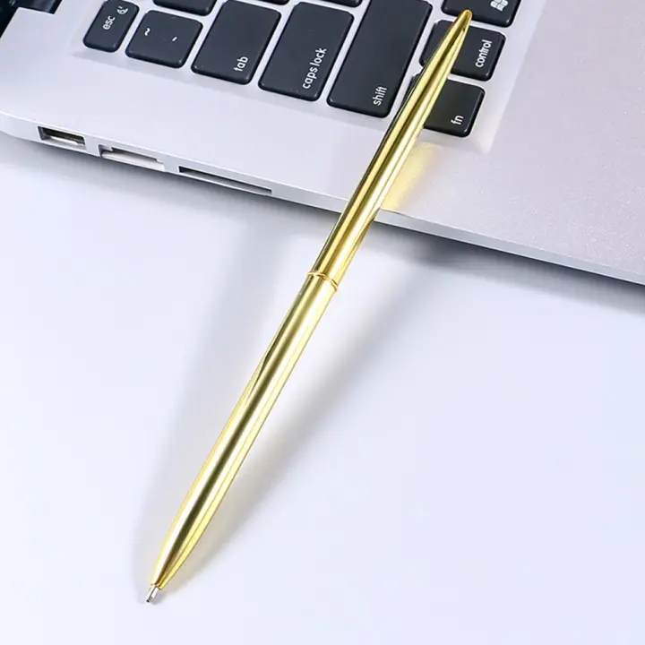 Bolígrafos escolares de tinta negra, papelería de escritura, 1,0mm, novedad - 1