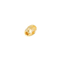 Cuentas de Brass Doradas de 18K Diseño Ovalado Cilíndrico Suministros para Hacer Joyería DIY - details 50