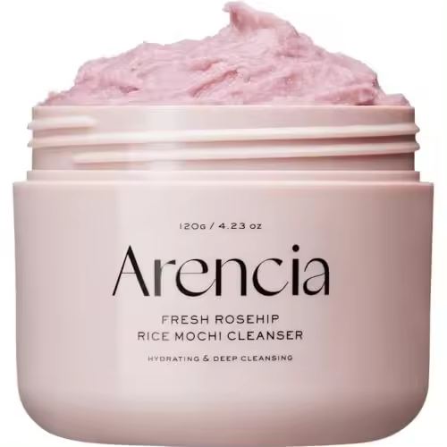 Arencia Rosehip Brightening Mochi Face Cleanser Exfoliante diario Hidratante, exfoliante Limpieza profunda - Todo tipo de piel con - 1