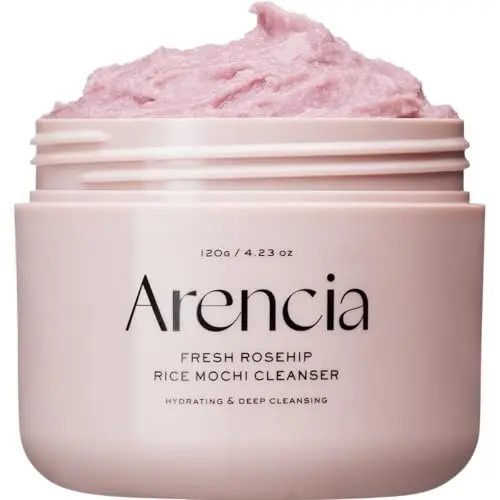 Arencia Rosehip Brightening Mochi Face Cleanser Exfoliante diario Hidratante, exfoliante Limpieza profunda - Todo tipo de piel con - 1