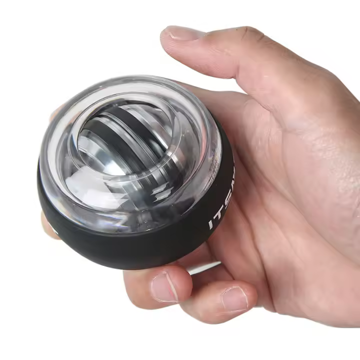 Bola de Mano con Gyroscópico LED Autostart Entrenador de Fuerza para Musculo Equipo de Fiess Bastón Deportivo para Entrenamiento y Fitness - 1