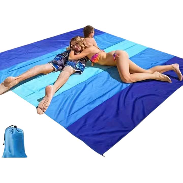 Manta De Playa Impermeable Y a Prueba De Arena Para 3 Adultos Manta De Picnic Al Aire Libre Para Viajes Camping Y Senderismo - 1