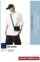 Bolso Cuadrado Pequeño Premium Bolso Versátil para Hombres y Mujeres Bolso de Hombro de Moda Popular para Jóvenes - details 1