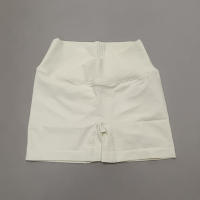 Hamidou pantalones cortos deportivos para mujer, Shorts de Yoga con cintura cruzada, gimnasio, entrenamiento, correr, cintura alta, realce de cadera, sin costuras, Fitness - details 4