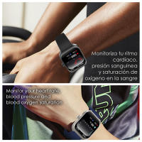DEPORTE DE AGUA. Smartwatch Z88 Pro doble pulsera. Funciones para exteriores, llamadas BT, notificaciones push. Funciones deportivas + salud. 5,2x1,2x4,1cm - details 0