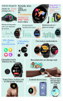 Reloj Inteligente Blackview X20 Pantalla AMOLED Hi-Fi Llamadas por Teléfono Bluetooth - details 1